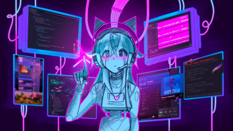 Colored Sketch, Complex Background OC belongs to me